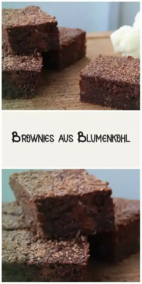 Quadratisch, schokoladig, leicht – Brownies aus Blumenkohl (Low Carb Rezept) 1 Quadratisch, schokoladig, leicht – Brownies aus Blumenkohl (Low Carb Rezept)