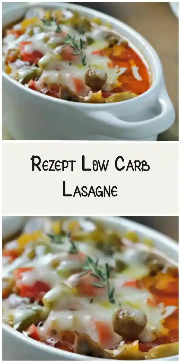 Rezept Low Carb Lasagne