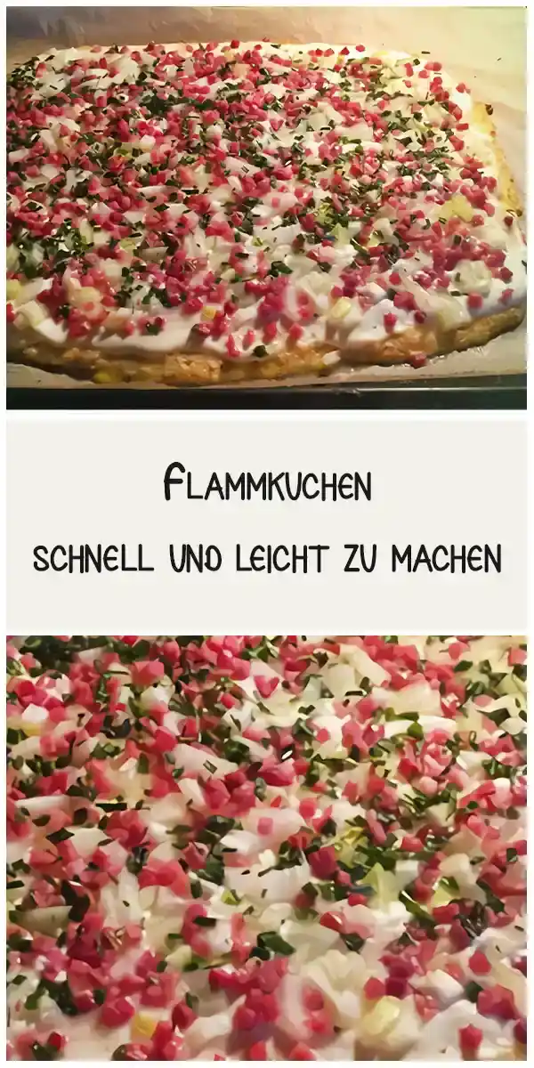 Flammkuchen: Schnell und leicht zu machen