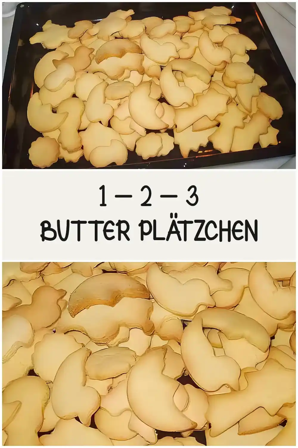 1 – 2 – 3 BUTTER PLÄTZCHEN