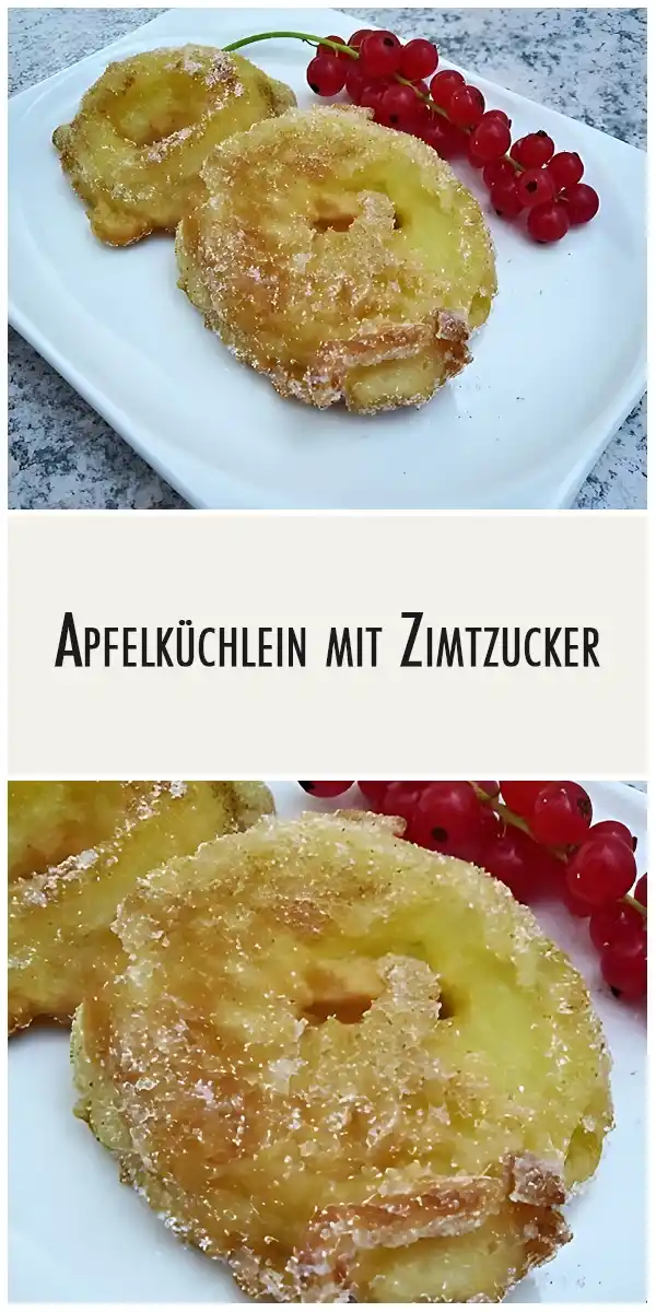 Apfelküchlein mit Zimtzucker