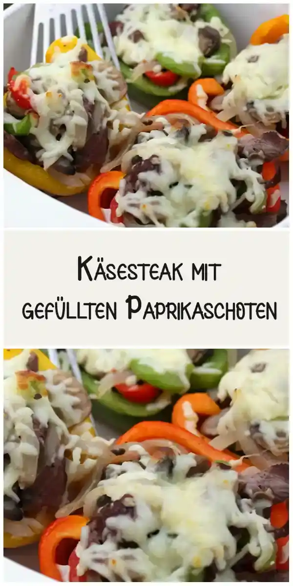 Käsesteak mit gefüllten Paprikaschoten 1 Käsesteak mit gefüllten Paprikaschoten