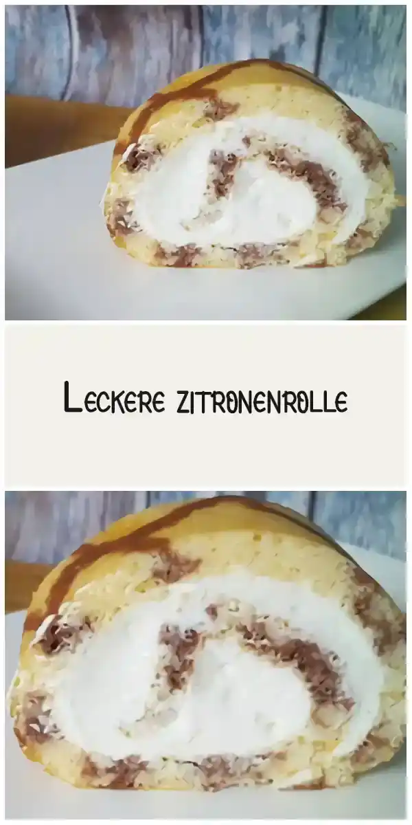Leckere Zitronenrolle 1 Leckere Zitronenrolle
