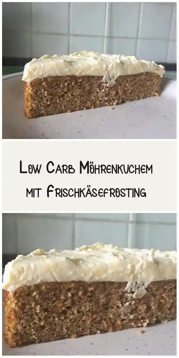 Low Carb Möhrenkuchem mit Frischkäsefrosting 1 Low Carb Möhrenkuchem mit Frischkäsefrosting