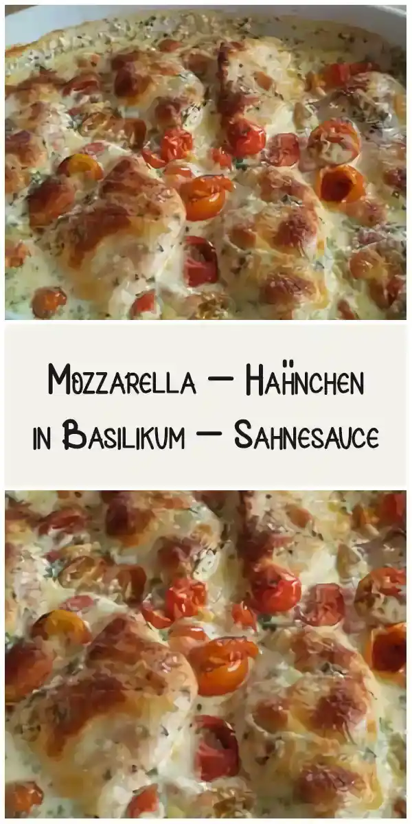 Low Carb Rezepte – Mozzarella – Hähnchen in Basilikum – Sahnesauce 1 Low Carb Rezepte – Mozzarella – Hähnchen in Basilikum – Sahnesauce