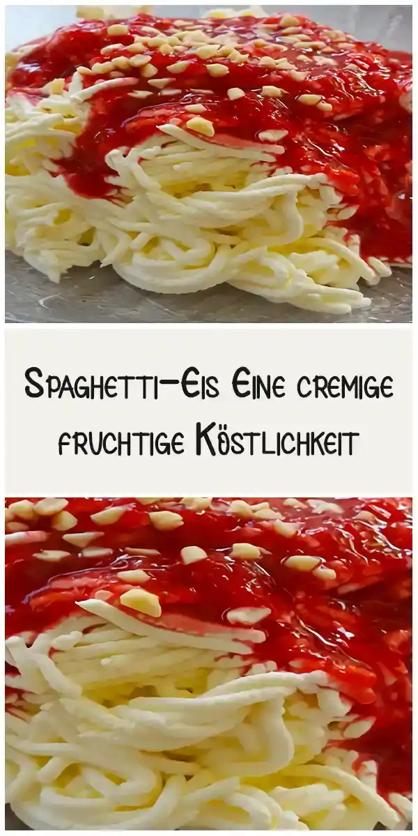 Low-Carb Spaghetti-Eis Eine cremige, fruchtige Köstlichkeit 1 Low-Carb Spaghetti-Eis Eine cremige, fruchtige Köstlichkeit