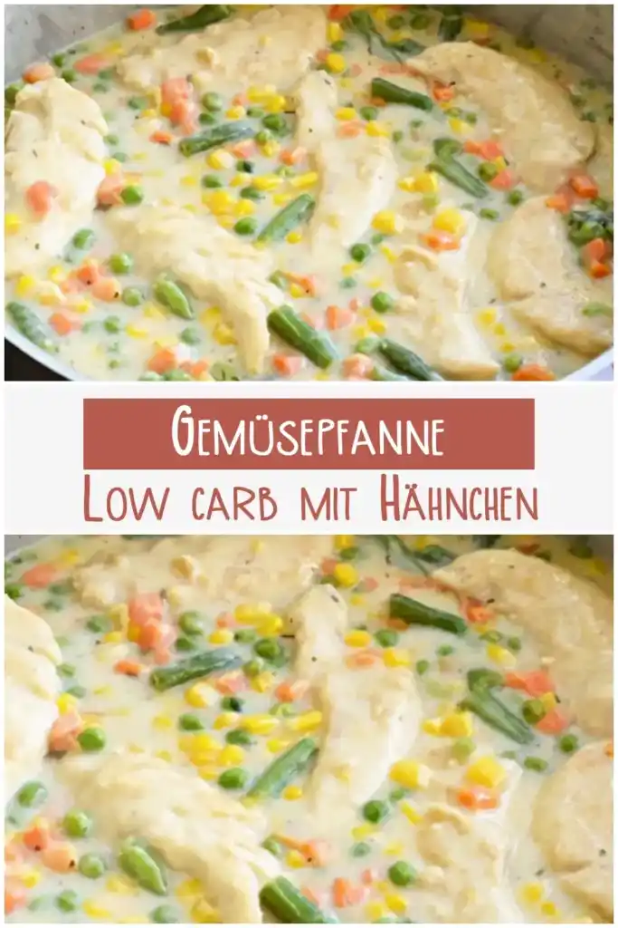 Low Carb Gemüsepfanne Mit Hähnchen