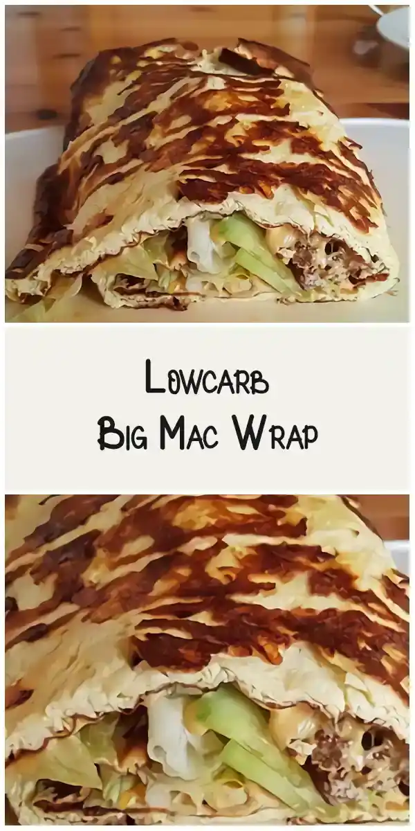 Lowcarb Big Mac Wrap