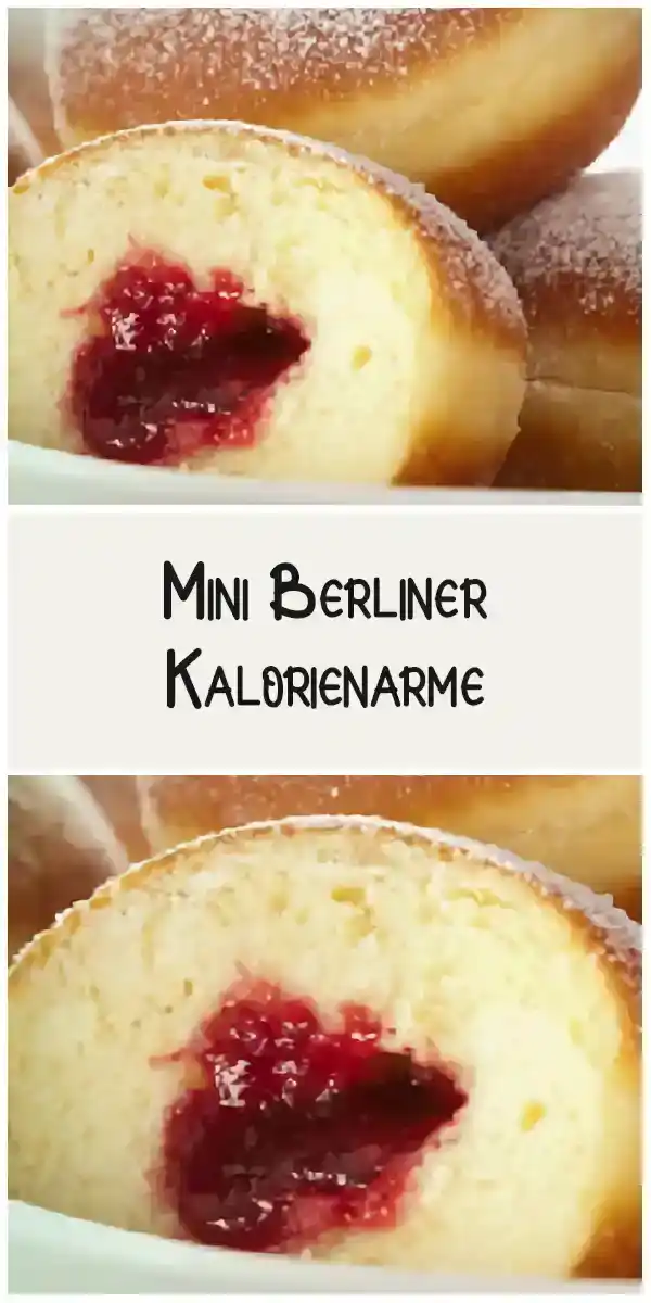Mini Berliner Kalorienarme