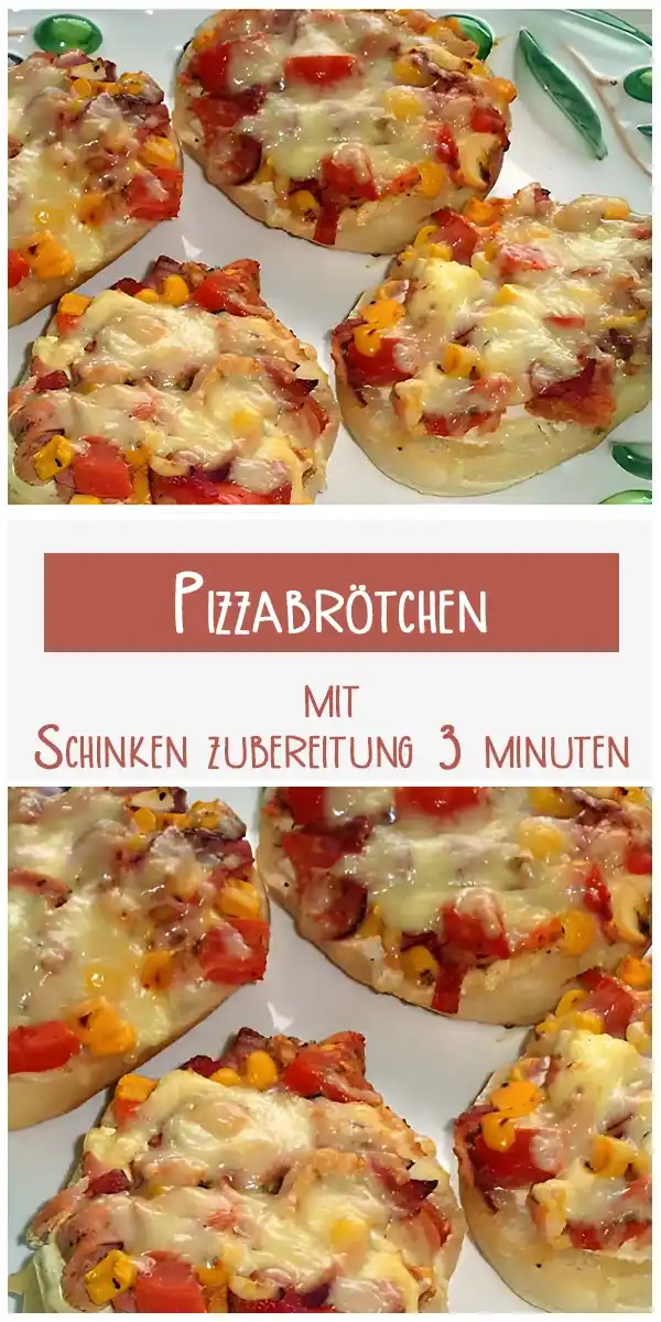 Pizzabrötchen mit schinken zubereitung 3 minuten Pizzabrötchen mit schinken zubereitung 3 minuten