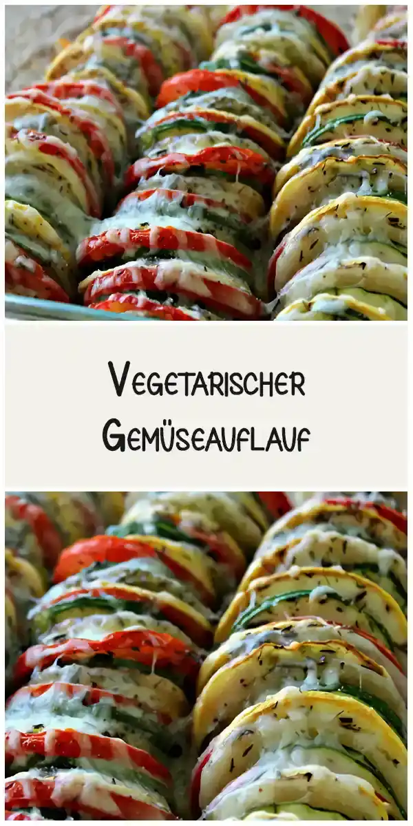 Vegetarischer Gemüseauflauf