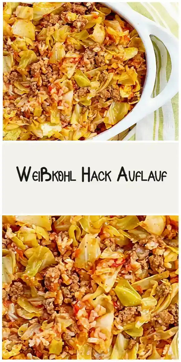 Weißkohl Hack Auflauf 1 Weißkohl Hack Auflauf