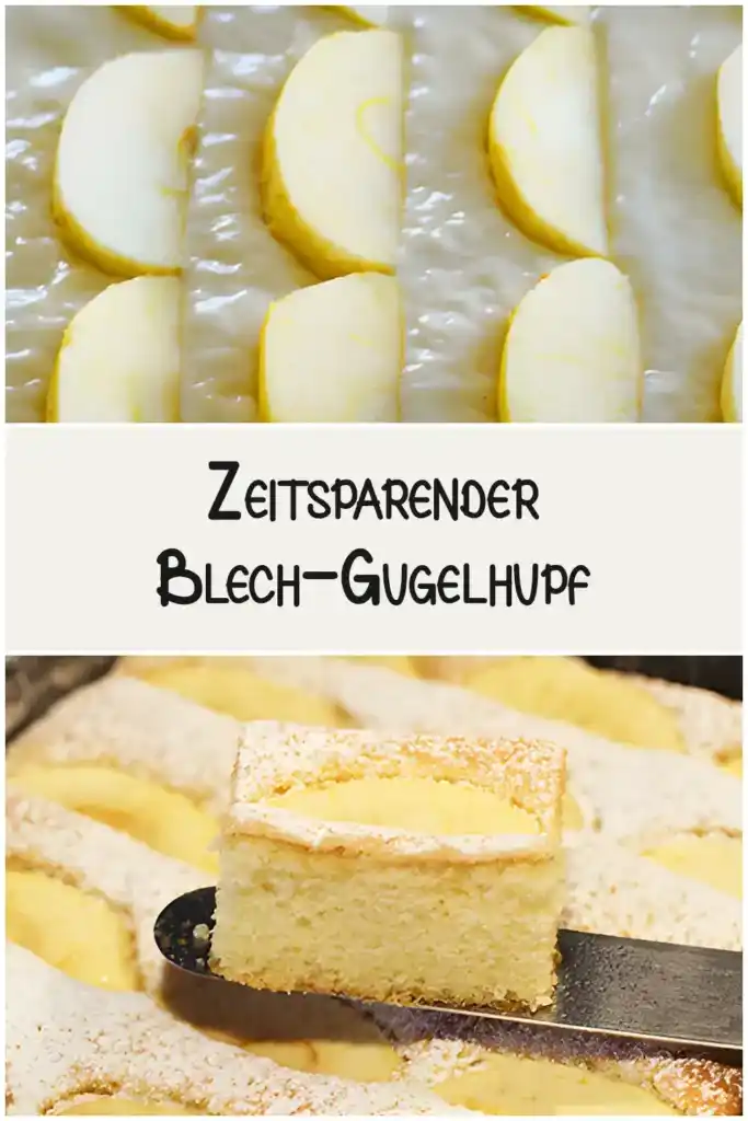 Zeitsparender Blech Gugelhupf – ein Tassenrezept