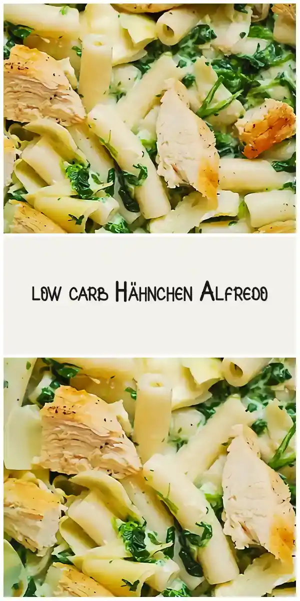 low carb Hähnchen Alfredo