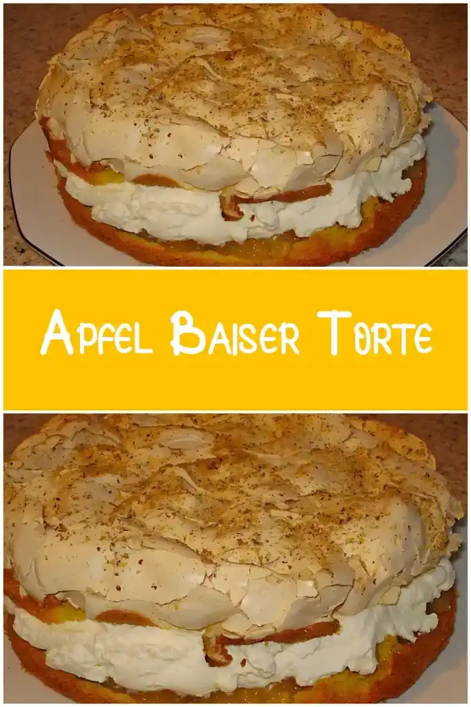 Apfel Baiser Torte 1 Apfel Baiser Torte