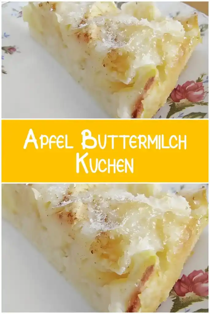 Apfel Buttermilch Kuchen 1 Apfel Buttermilch Kuchen