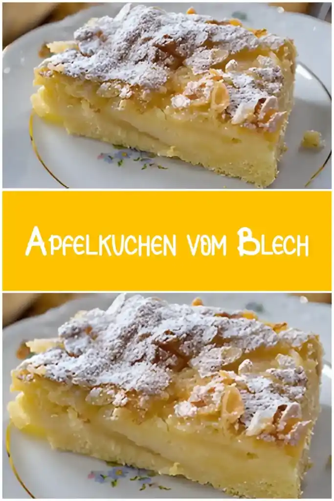 Apfelkuchen vom Blech