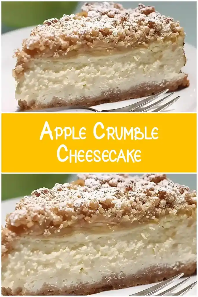 Apple Crumble Cheesecake 1 Apple Crumble Cheesecake