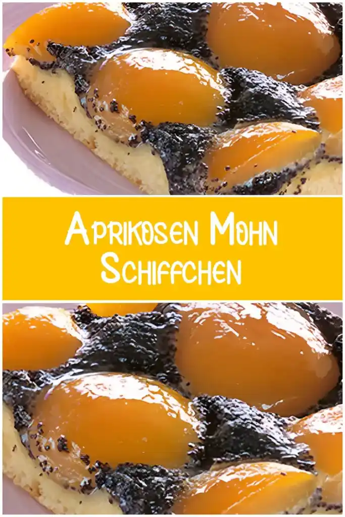 Aprikosen-Mohn-Schiffchen 1 Aprikosen Mohn Schiffchen