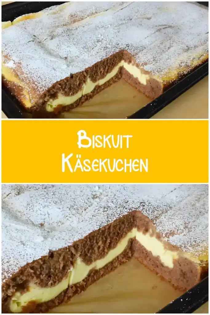 Biskuit Käsekuchen