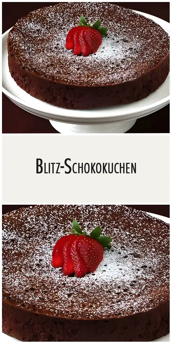 Blitz-Schokokuchen