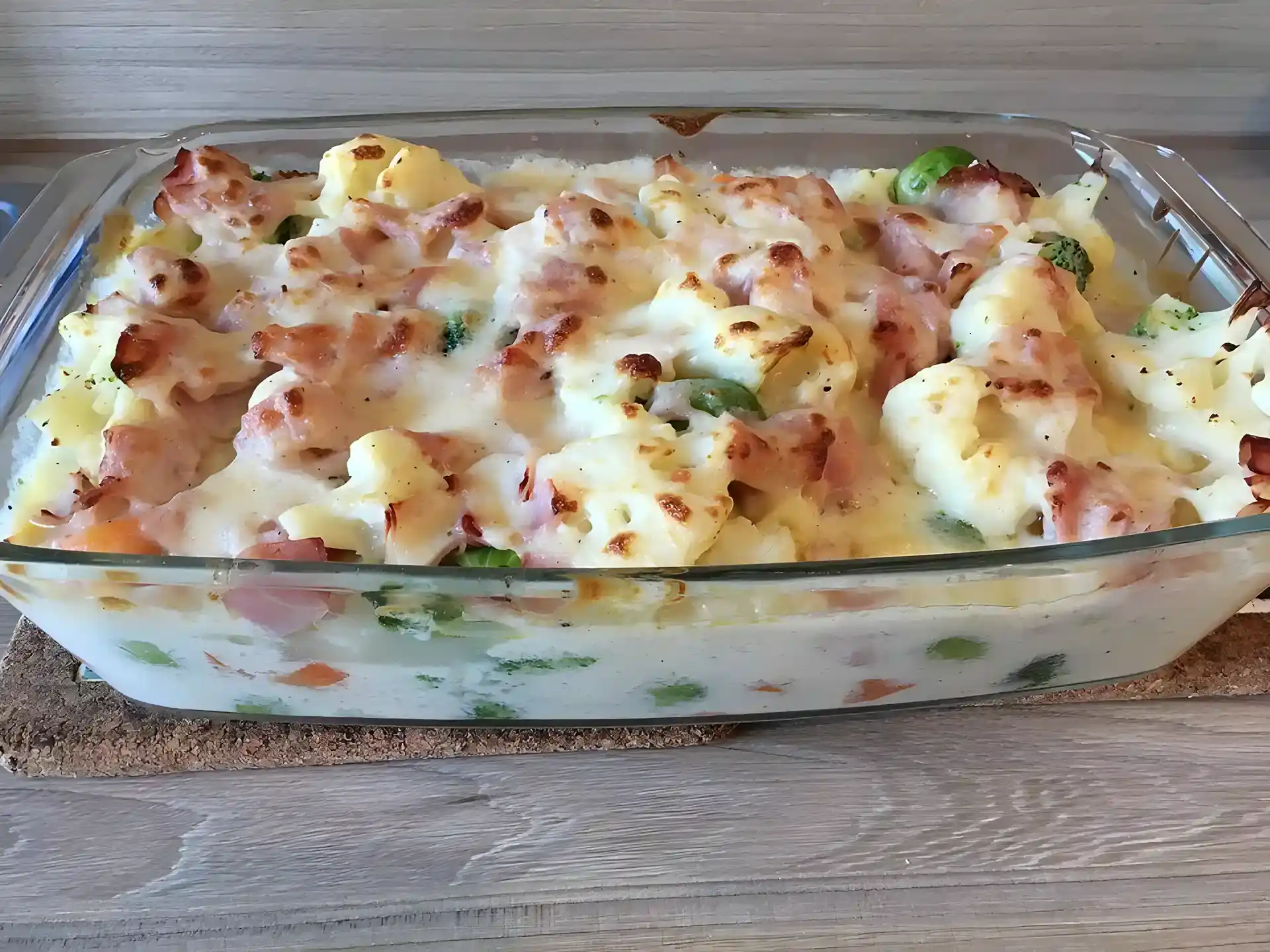 Brokkoli Blumenkohl Gratin