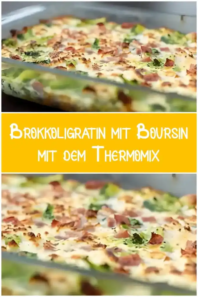 Brokkoligratin mit Boursin mit dem Thermomix 1 Brokkoligratin mit Boursin mit dem Thermomix
