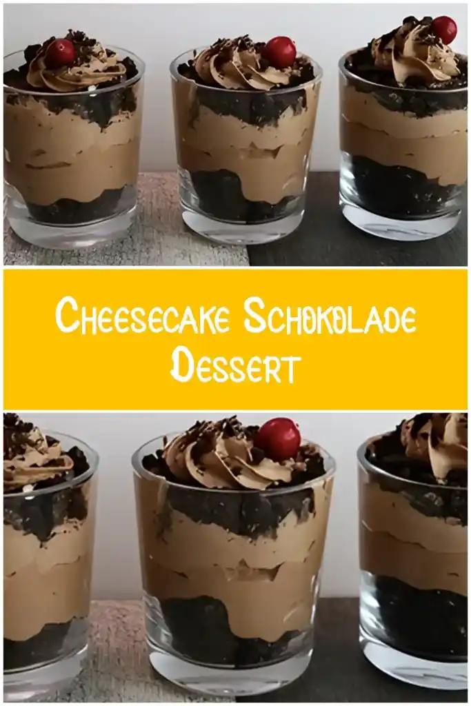 Cheesecake Schokolade Dessert