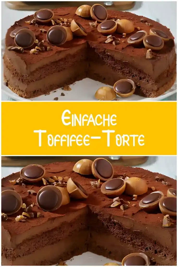 Einfache Toffifee-Torte