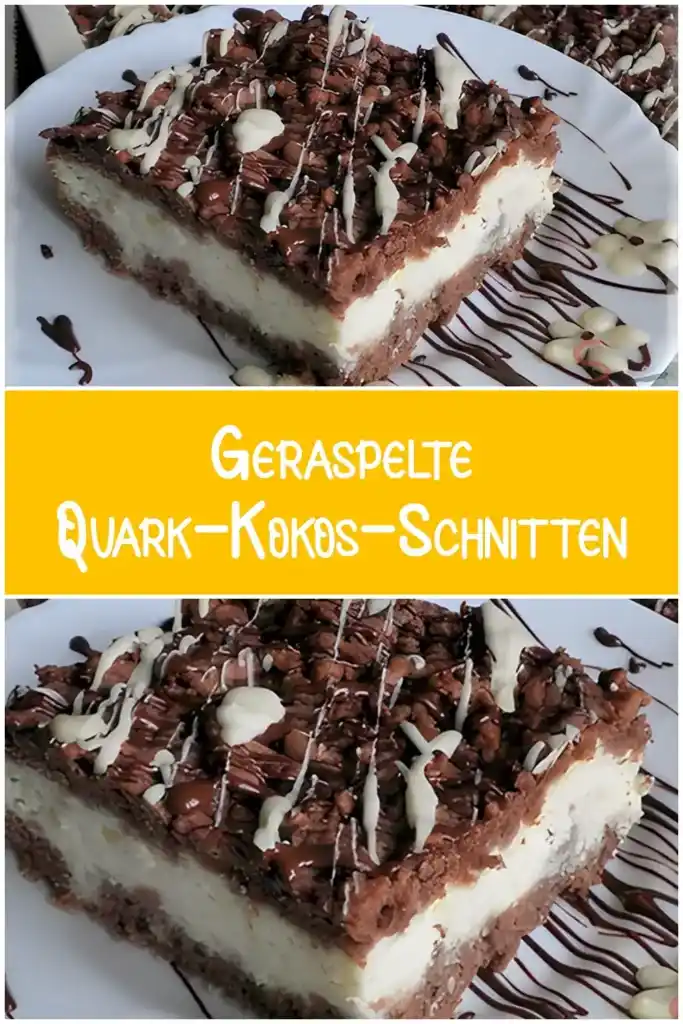 Geraspelte Quark-Kokos-Schnitten 1 Geraspelte Quark-Kokos-Schnitten