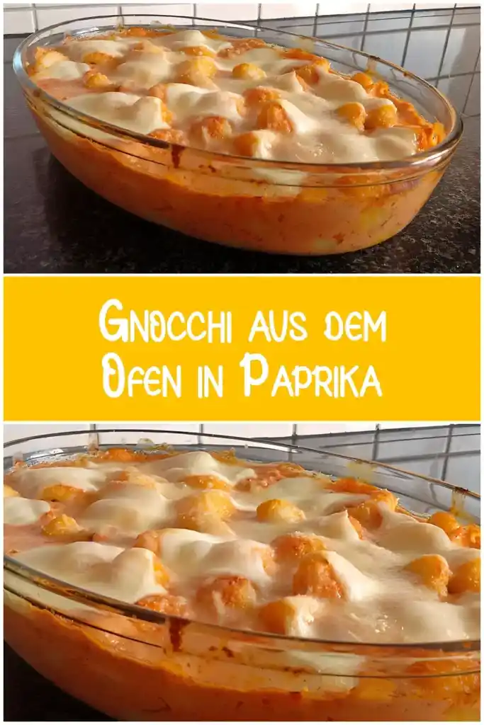 Gnocchi aus dem Ofen in Paprika