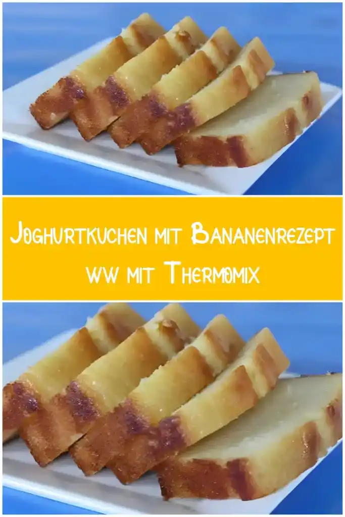 Joghurtkuchen mit Bananenrezept ww mit Thermomix 1 Joghurtkuchen mit Bananenrezept ww mit Thermomix