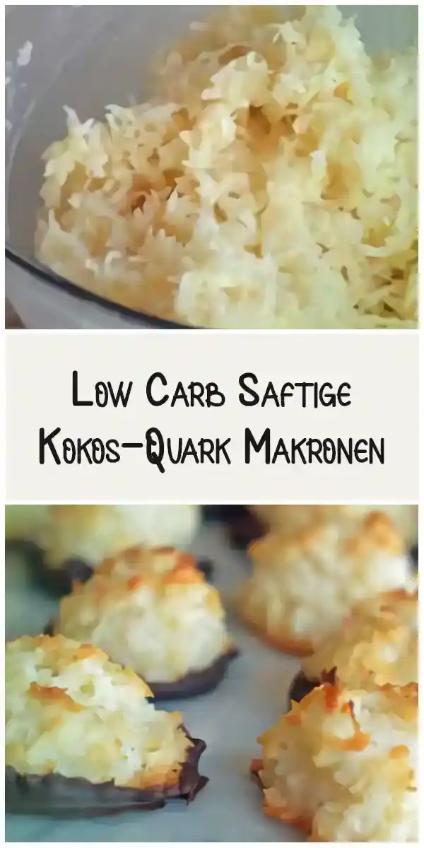 Low Carb Saftige Kokos-Quark Makronen 1 Low Carb Saftige Kokos-Quark Makronen