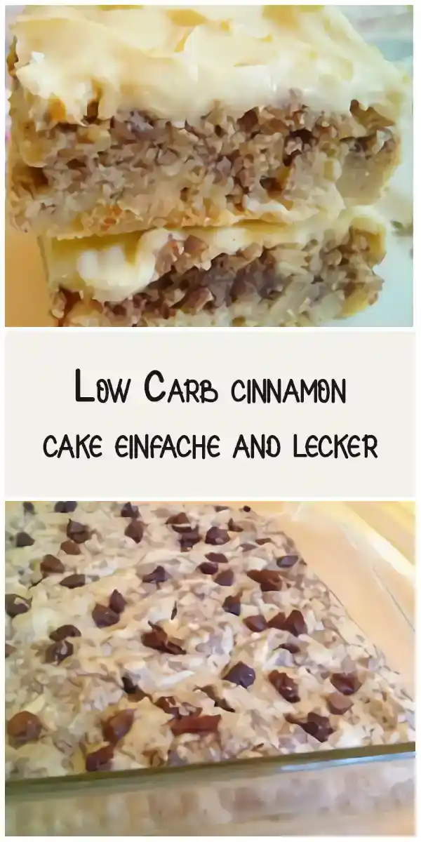 Low Carb cinnamon cake einfache and lecker 1 Low Carb cinnamon cake einfache and lecker