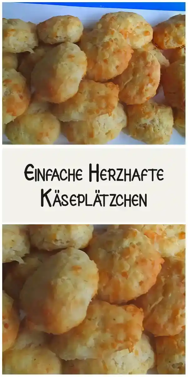 Einfache Herzhafte Käseplätzchen