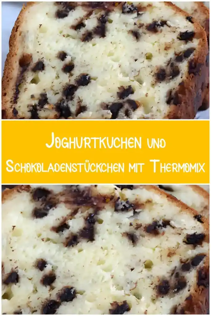 Joghurtkuchen und Schokoladenstückchen mit Thermomix 1 Joghurtkuchen und Schokoladenstueckchen mit Thermomix
