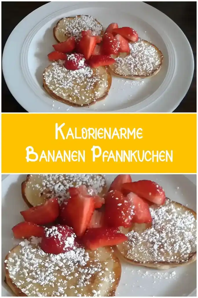 Kalorienarme Bananen Pfannkuchen 1 Kalorienarme Bananen Pfannkuchen