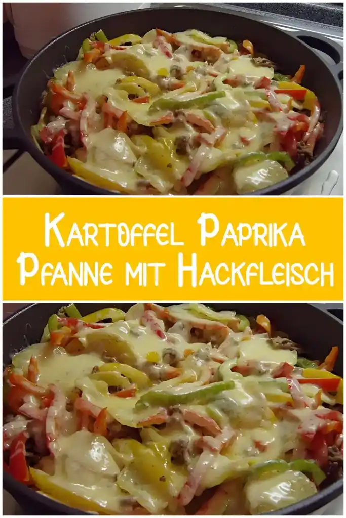 Kartoffel Paprika Pfanne mit Hackfleisch 1 Kartoffel Paprika Pfanne mit Hackfleisch