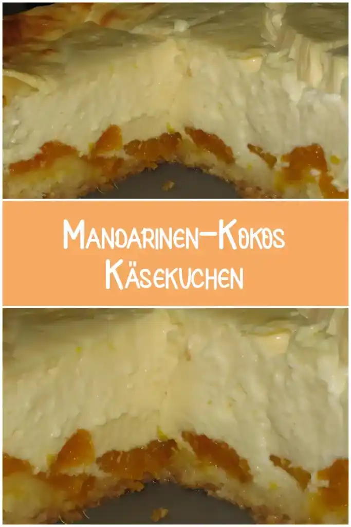 Mandarinen-Kokos-Käsekuchen