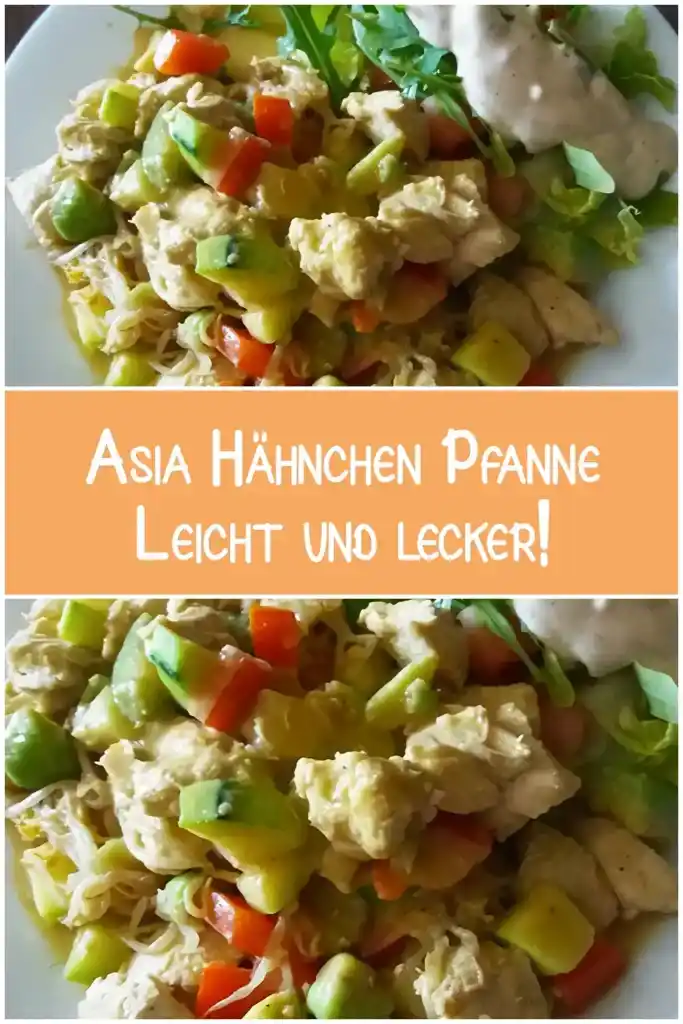 Asia Hähnchen Pfanne… Leicht und lecker!