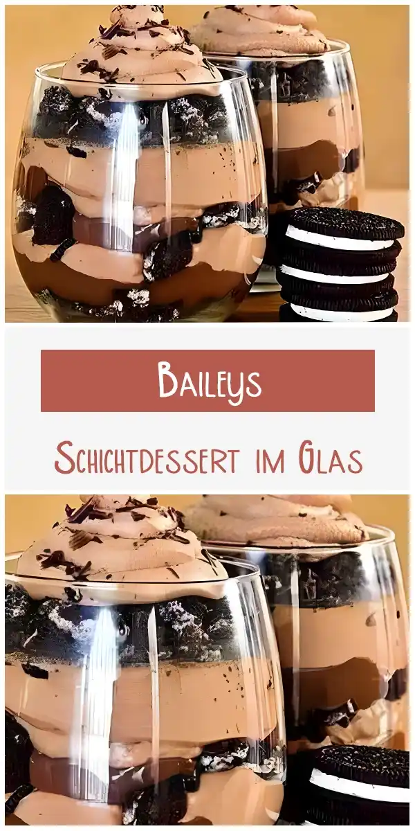 Baileys Schichtdessert im Glas