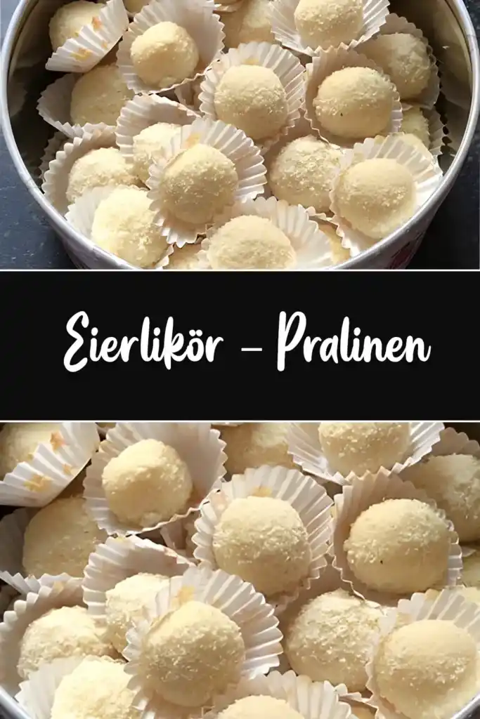 Eierlikör – Pralinen 1 Eierlikoer – Pralinen