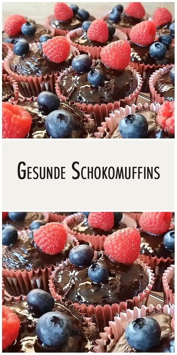 Gesunde Schokomuffins 1 Gesunde Schokomuffins
