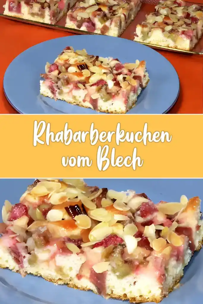 Rhabarberkuchen vom Blech 1 Rhabarberkuchen vom Blech