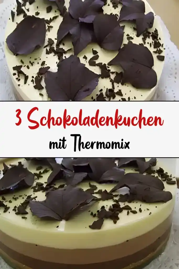 3 Schokoladenkuchen mit Thermomix