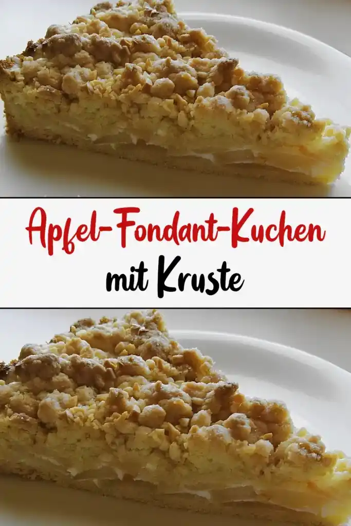 Apfel-Fondant-Kuchen mit Kruste 1 Apfel Fondant Kuchen mit Kruste1