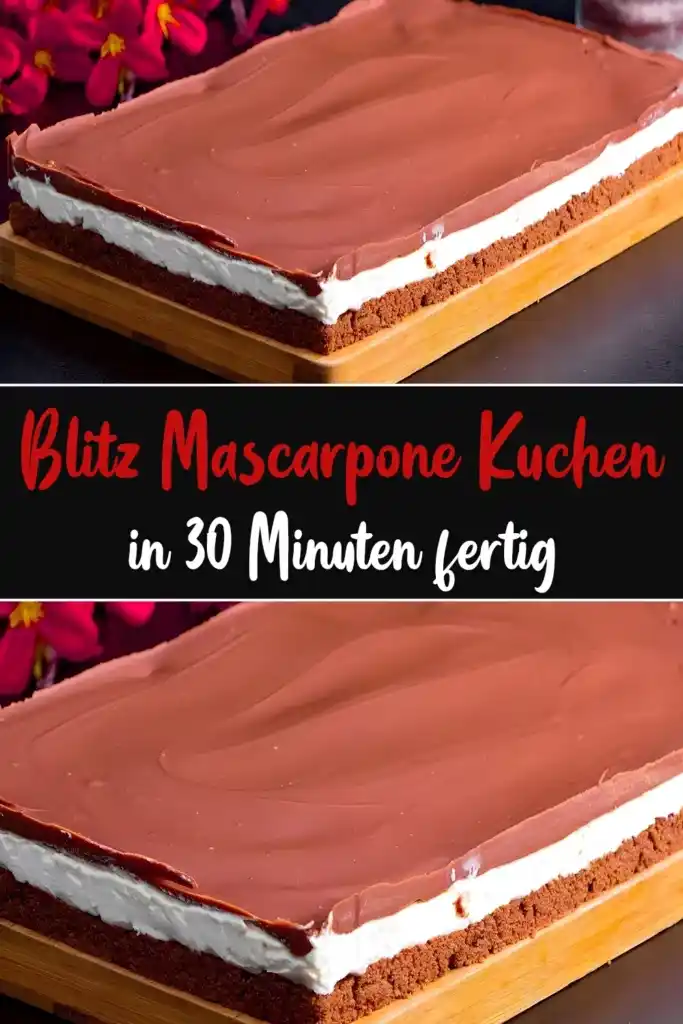 Blitz Mascarpone Kuchen in 30 Minuten 1 Blitz Mascarpone Kuchen in 30 Minuten fertig