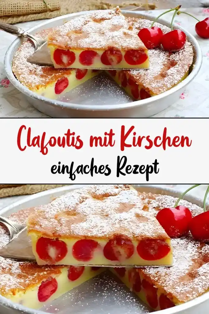 Clafoutis mit Kirschen: Ein Leckeres und Einfaches Dessert 1 Clafoutis mit Kirschen einfaches Rezept1