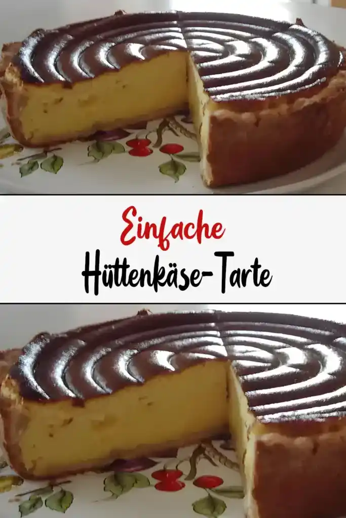 Einfache Hüttenkäse-Tarte 1 Einfache Hüttenkäse-Tarte