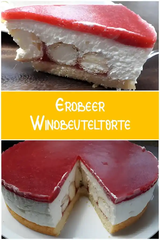Erdbeer-Windbeuteltorte 1 Erdbeer – Windbeuteltorte